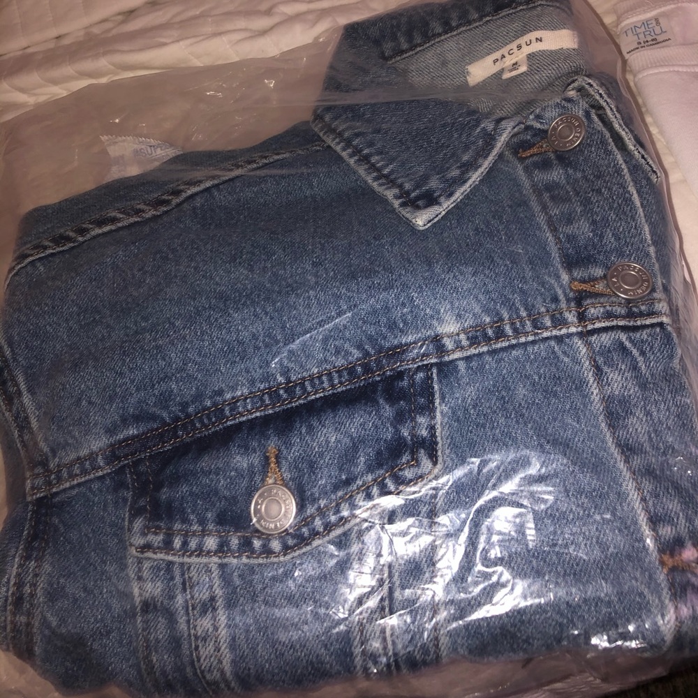 Jean Jacket Medium Wash Size Medium PacSun - Picture 2 of 7